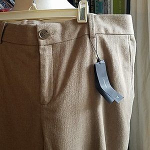 NWT Beige Banana Republic herringbone trousers